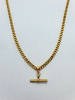 Afbeelding in Gallery-weergave laden, T-Bar cuban necklace
