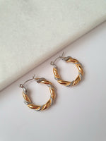 Afbeelding in Gallery-weergave laden, Zhora twist hoops
